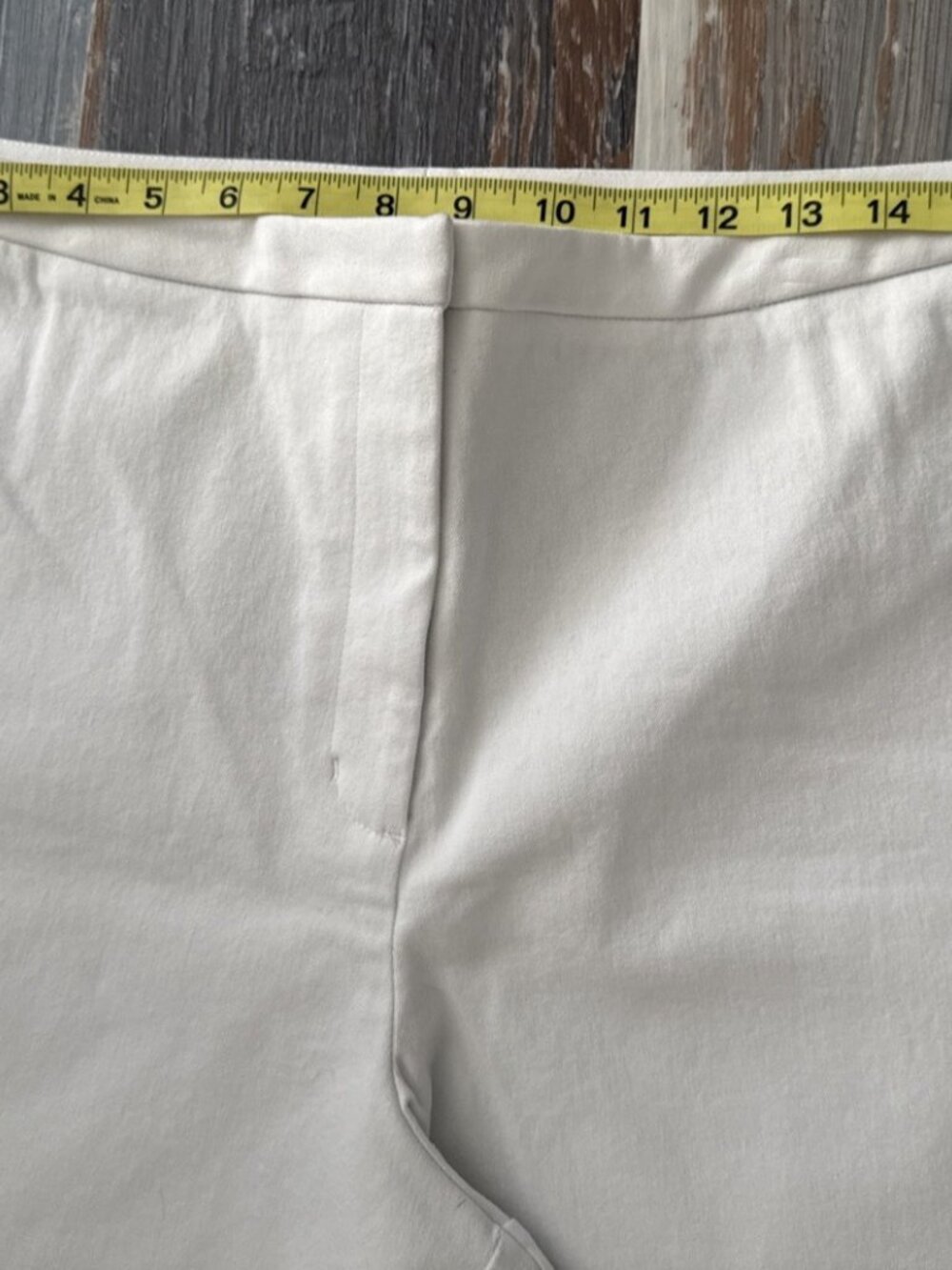 Chicos Wide Leg Stunning Stretch Pants Womens 2.5 Short White Takara Chino NEW - Picture 5 of 9